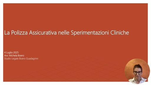 La Polizza Assicurativa nelle Sperimentazioni Cliniche